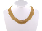 45035 - Circa 1981 Tiffany Peretti Gold Mesh Ribbon Necklace