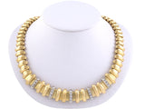 45055 - Gold Diamond Bar Link Necklace