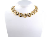 45090 - Circa 1996 Cartier Gold Tri Color Choker Necklace