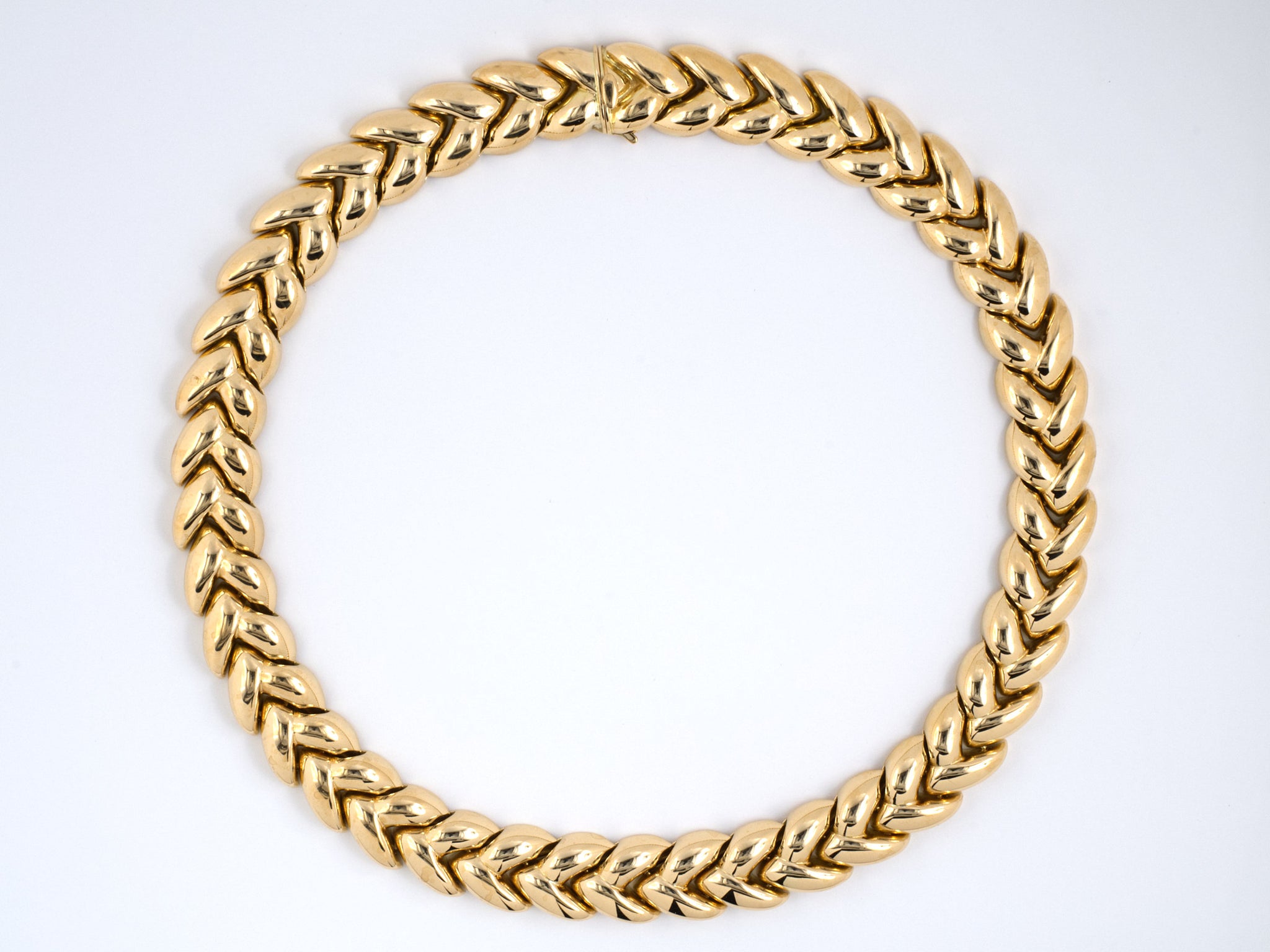 45093 SOLD Circa 1991 Cartier Gold Necklace Durland Co