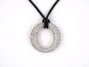 45099 - Tiffany Peretti Sevillana Platinum Diamond Pendant Necklace