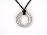 45099 - Tiffany Peretti Sevillana Platinum Diamond Pendant Necklace