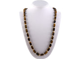 45101 - SOLD - Gold Tigers Eye Bead Necklace