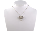 45106 - SOLD - Edwardian Platinum Diamond Belle Epoque Detachable Pin Pendant Necklace