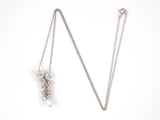 45129 - Platinum Diamond Floral Pendant Necklace