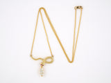 45138 - Gold GIA Diamond Ruby Carved Snake Pendant Necklace