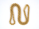 45139 - SOLD - Victorian English Gold Double Link Necklace