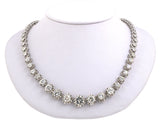 45171 - Circa 1950 Platinum Diamond Necklace