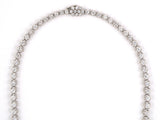 45171 - Circa 1950 Platinum Diamond Necklace