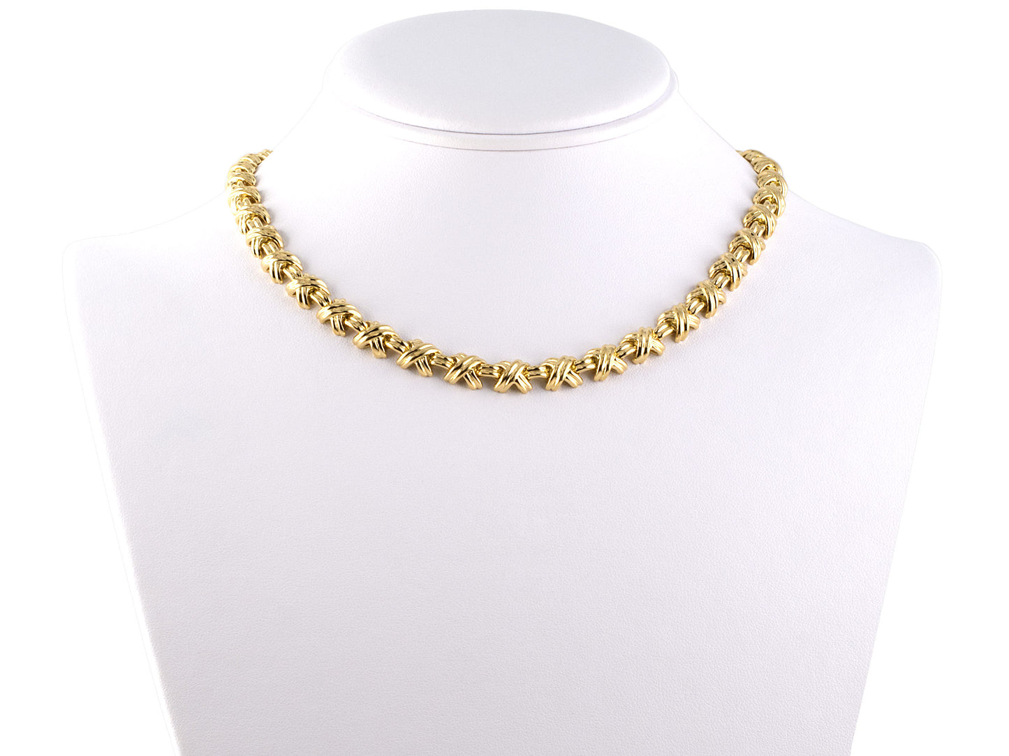 45220 - Tiffany X Gold Signature Necklace