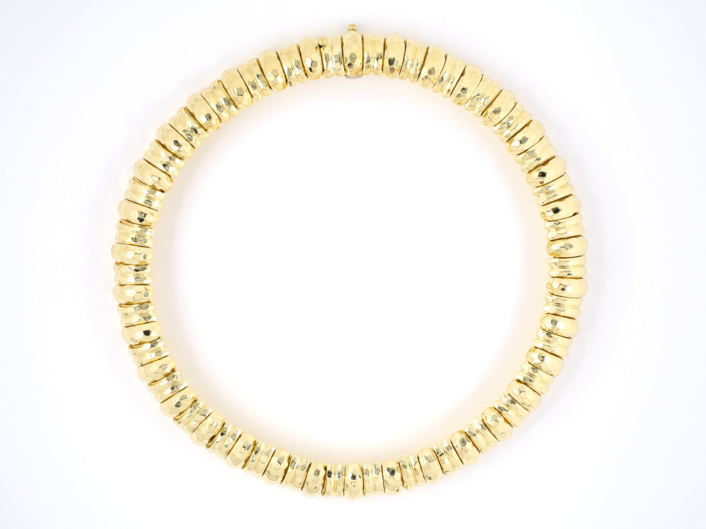 45254 - Dunay Gold Faceted Choker Necklace