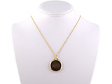 45257 - 1866 Gold .02 Cents United States Coin Pendant Necklace