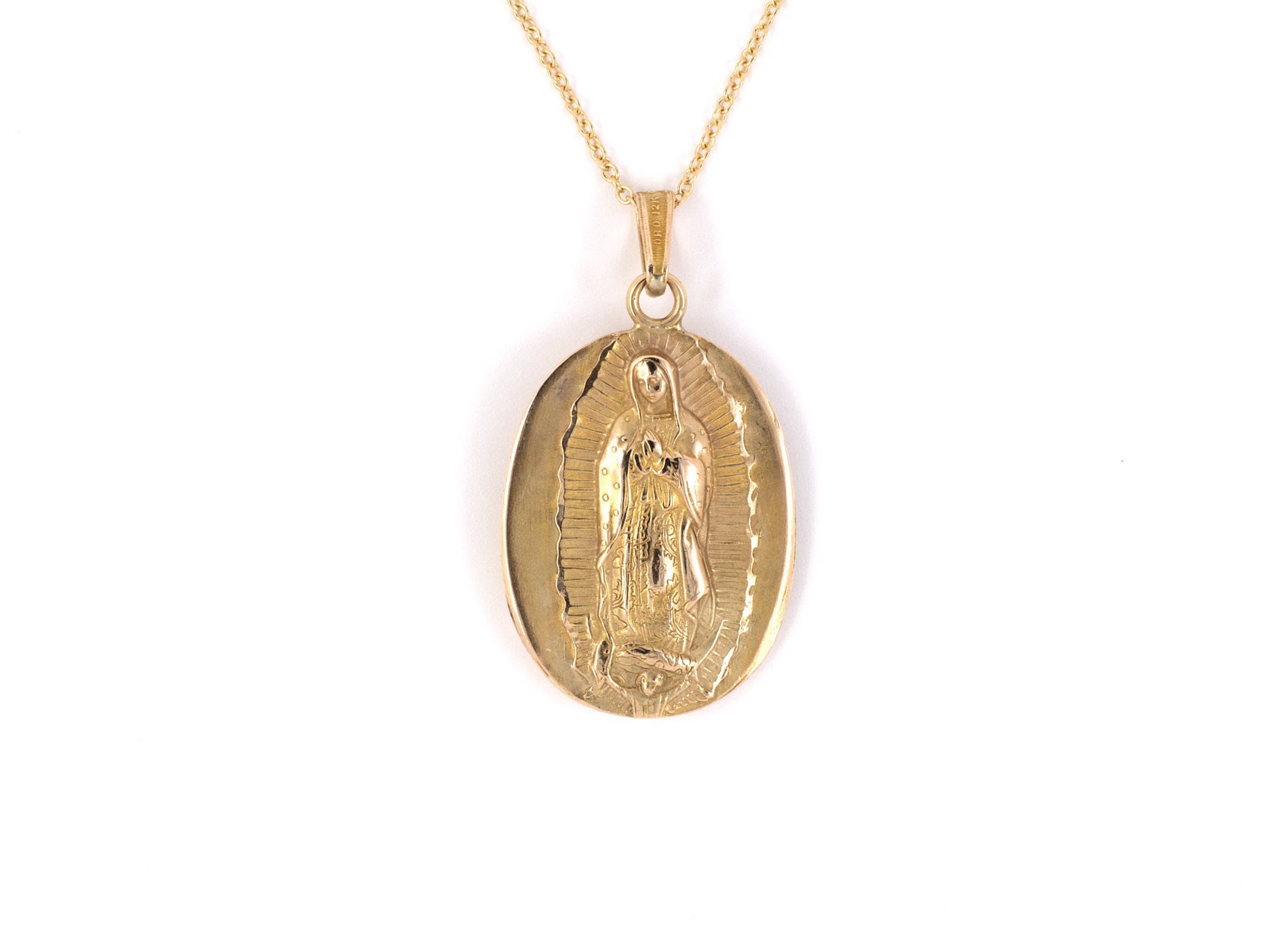 Mother Mary Necklace, Gold – Natalie B. Jewelry