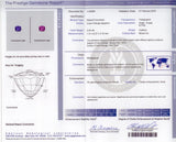 45328 - Platinum Yellow Gold Diamond AGL Pinkish Purple Sapphire White Enamel Pendant Necklace