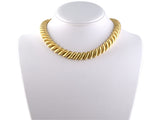 45346 - Buccellati Torchon Gold Florentined S Link Choker Necklace