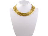 45358 - Lalaounis Greece Gold 5 Strand "Helen Of Troy" Necklace