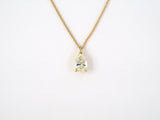 45378 - SOLD - Gold GIA Diamond Solitaire Pendant Necklace