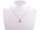 45409 - Platinum Diamond Merry Widow Pendant Necklace