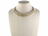 45424 - Roberto Coin Appassionata Italy Gold Diamond Weave Necklace