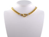 45437 - Italy Gold Hollow Curb Link Necklace