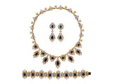 52844 - SOLD - Circa 1980 Buccellati Gold Sapphire Diamond Earrings