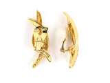 53103 - Tiffany X Gold Diamond Ribbon Earrings
