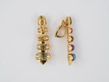 53303 - Circa1990 Bulgari Celtica Gold Color Stone Earrings