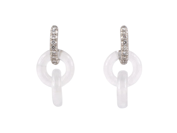 53439 - Carvin French Gold Diamond Crystal Earrings