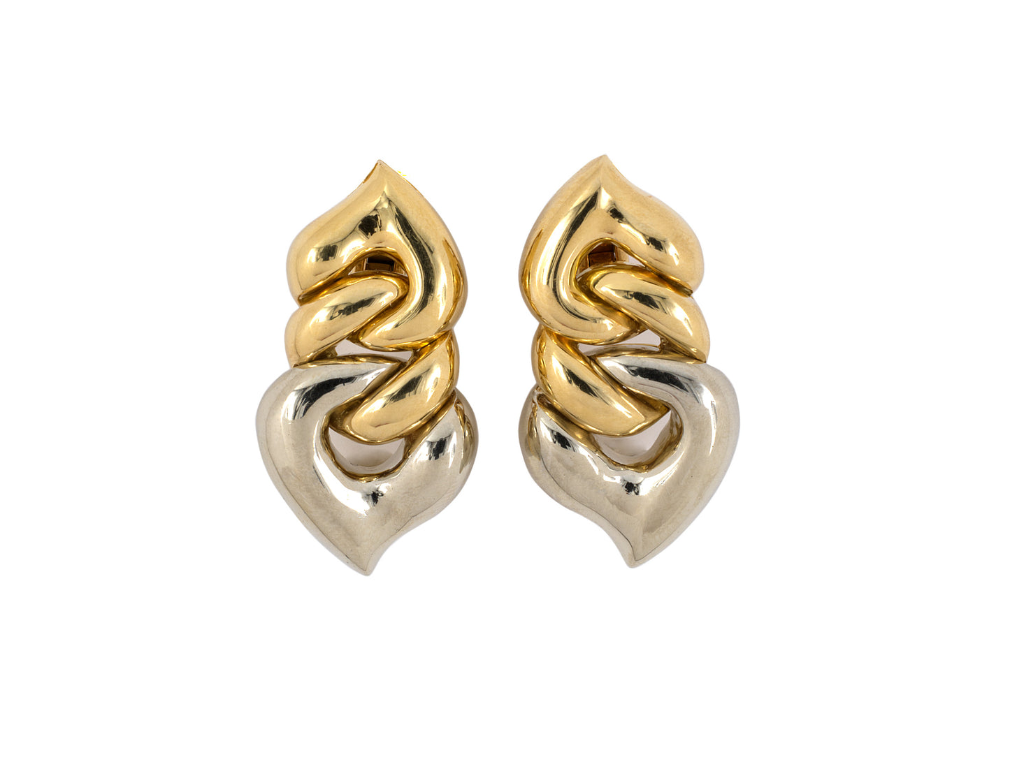 53775 - Bulgari Gold Drop Earrings