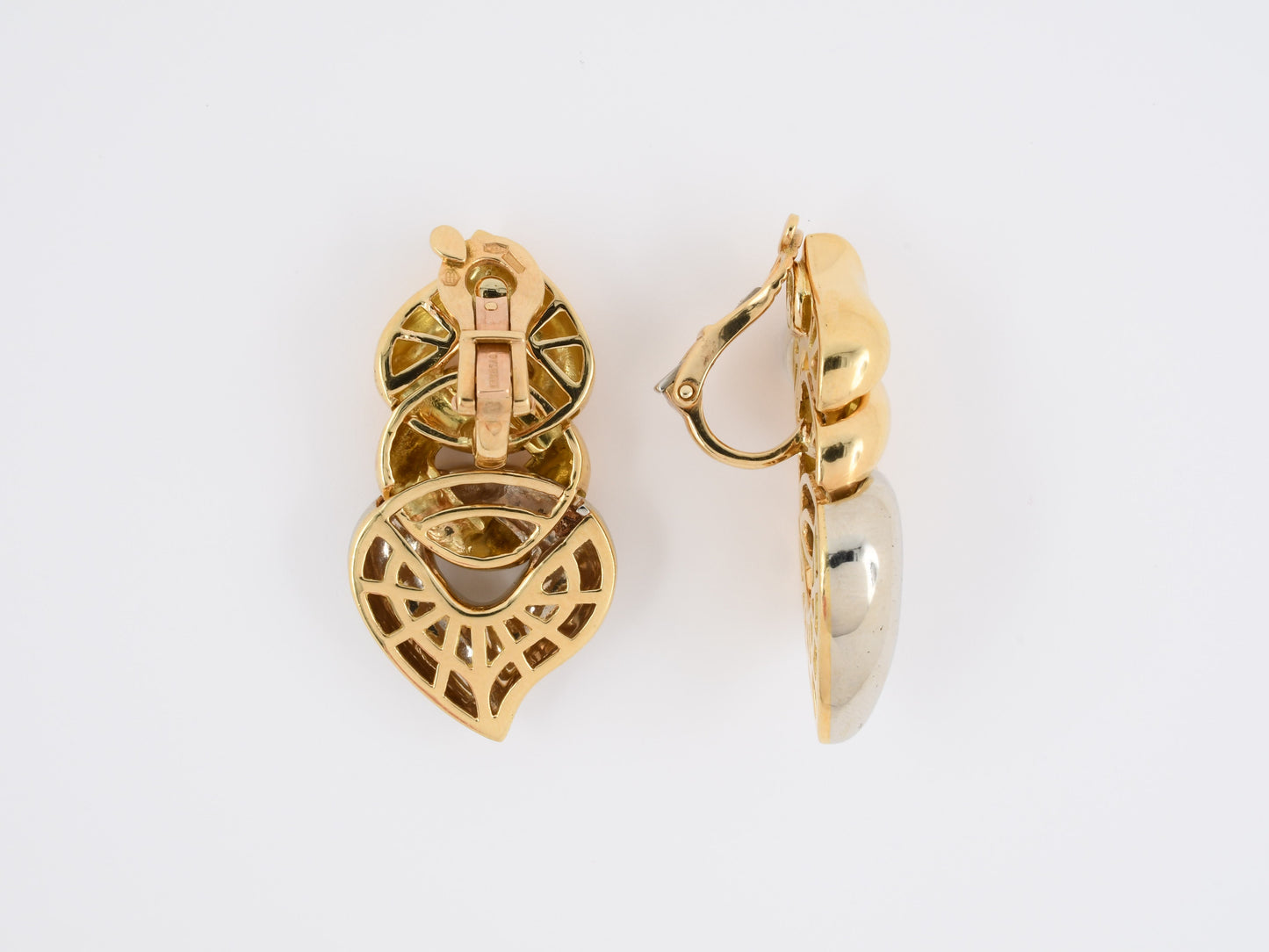 53775 - Bulgari Gold Drop Earrings