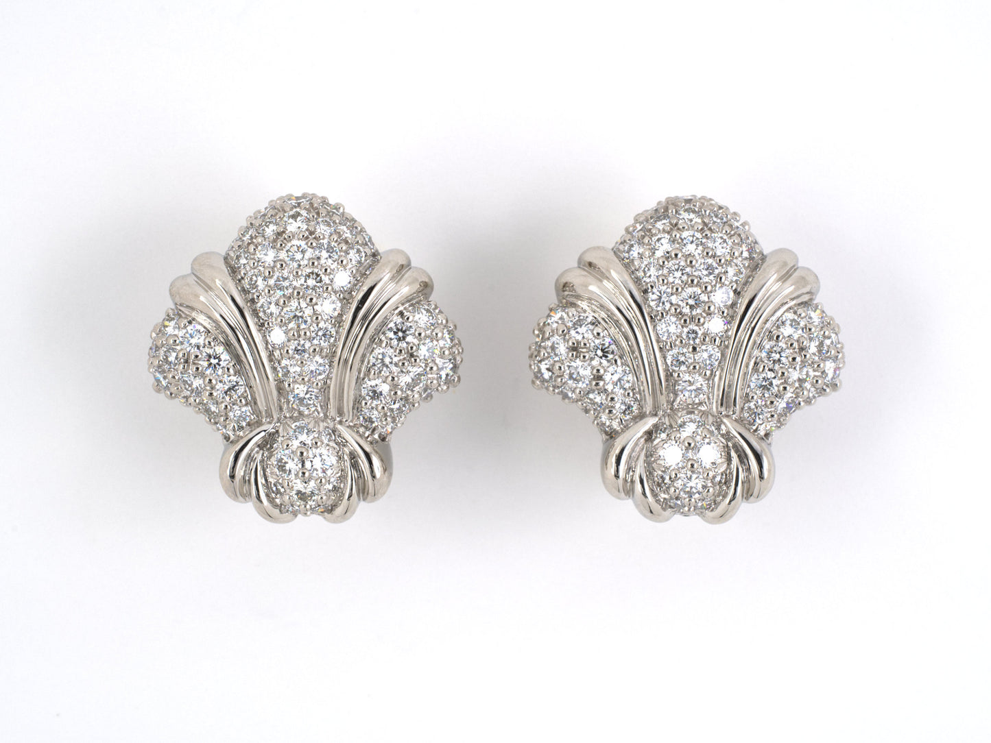 53895 - Kurt Wayne Platinum Diamond Earrings