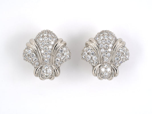 53895 - Kurt Wayne Platinum Diamond Earrings