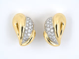 53897 - Montreaux Gold Platinum Diamond Earrings