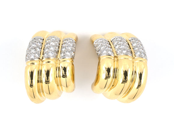 53900 - Turi Platinum Gold Diamond Earrings