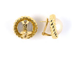 54031 - Tiffany Gold Mabe Pearl Earrings