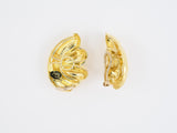 54063 - Dunay Gold Faceted Swirl Earrings