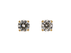 54070 - Gold Diamond Stud Earrings