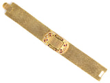 60221 - Circa 1950 Gold Diamond Ruby Covered Watch