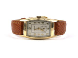 60387 - Circa 1937 Longines Gold Curvex Tank Watch