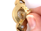 60455 - Circa 1960s Le Coultre Gold Diamond Heart Watch