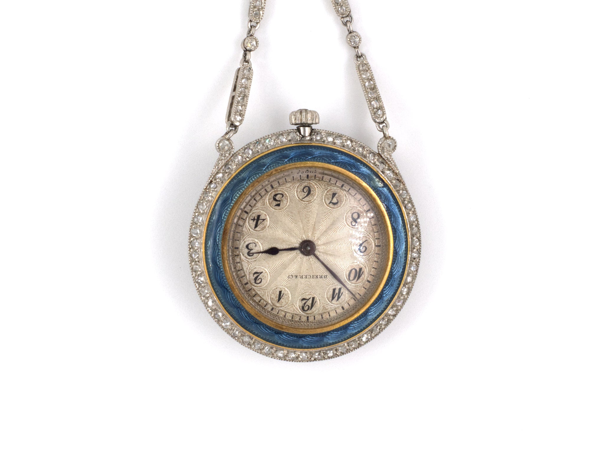 Edwardian Longines Pendant Watch Necklace