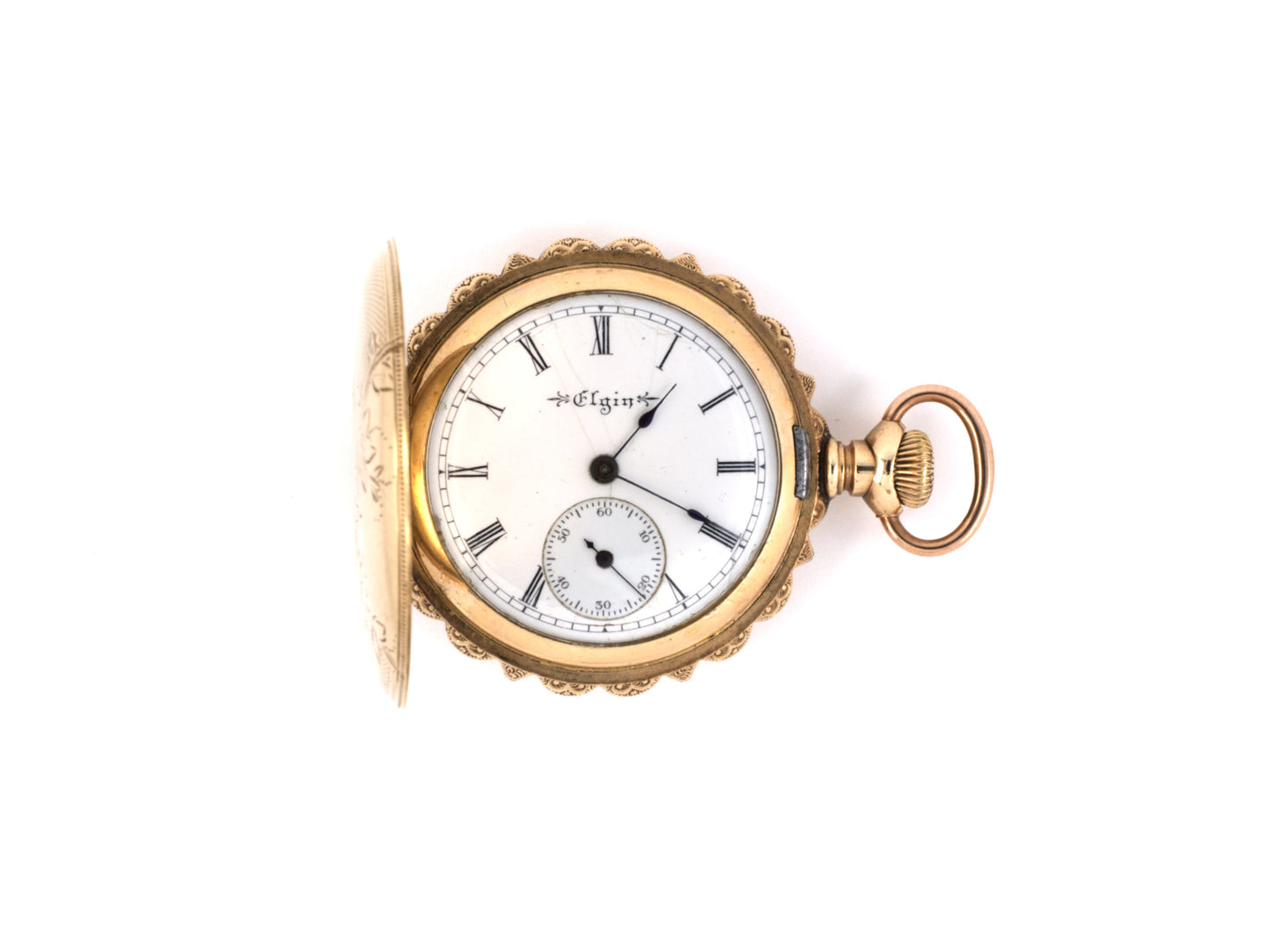 61097 - Circa1900s Gold Filled Elgin Hunting Case Pocket Watch