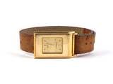 61100 - SOLD - Circa 1990s Schlumberger Tiffany Gold Watch