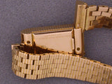 61112 - Circa 1948 Boucheron Gold Rectangle Brick Mesh Watch