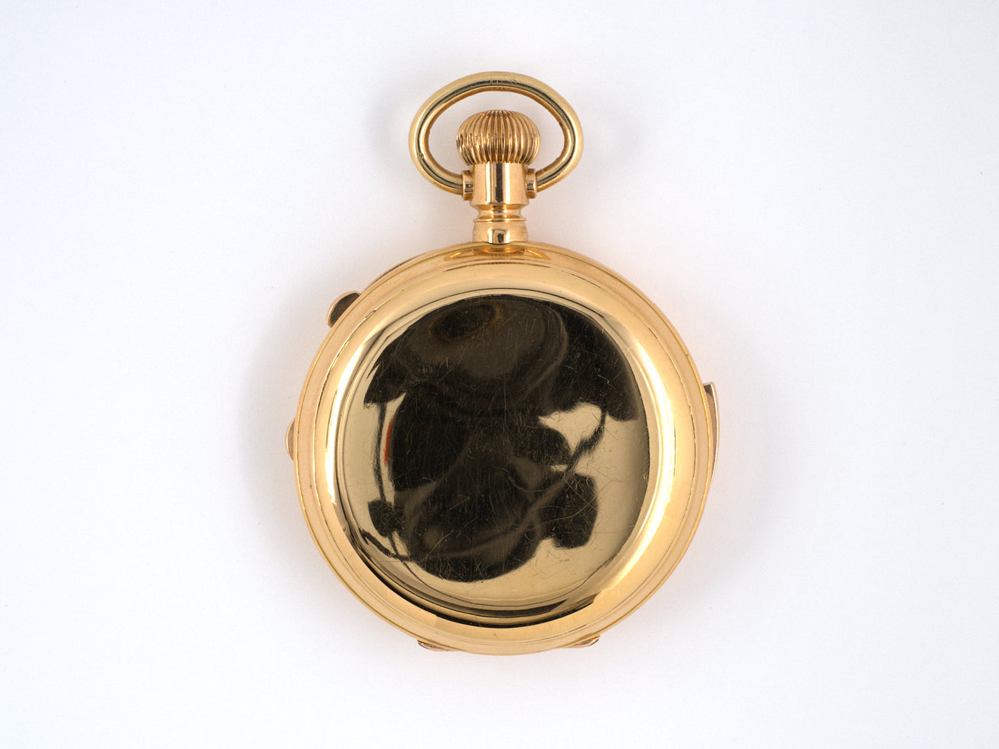 61114 - Circa 1900 Patek Philippe Tiffany Gold Repeater Split Second Chronograph Stop Watch Pocket Watch