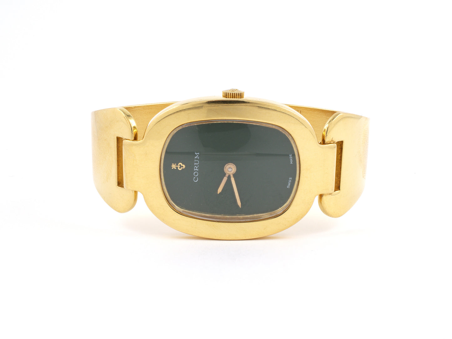 61163 - Corum Gold Hinged Bangle Watch