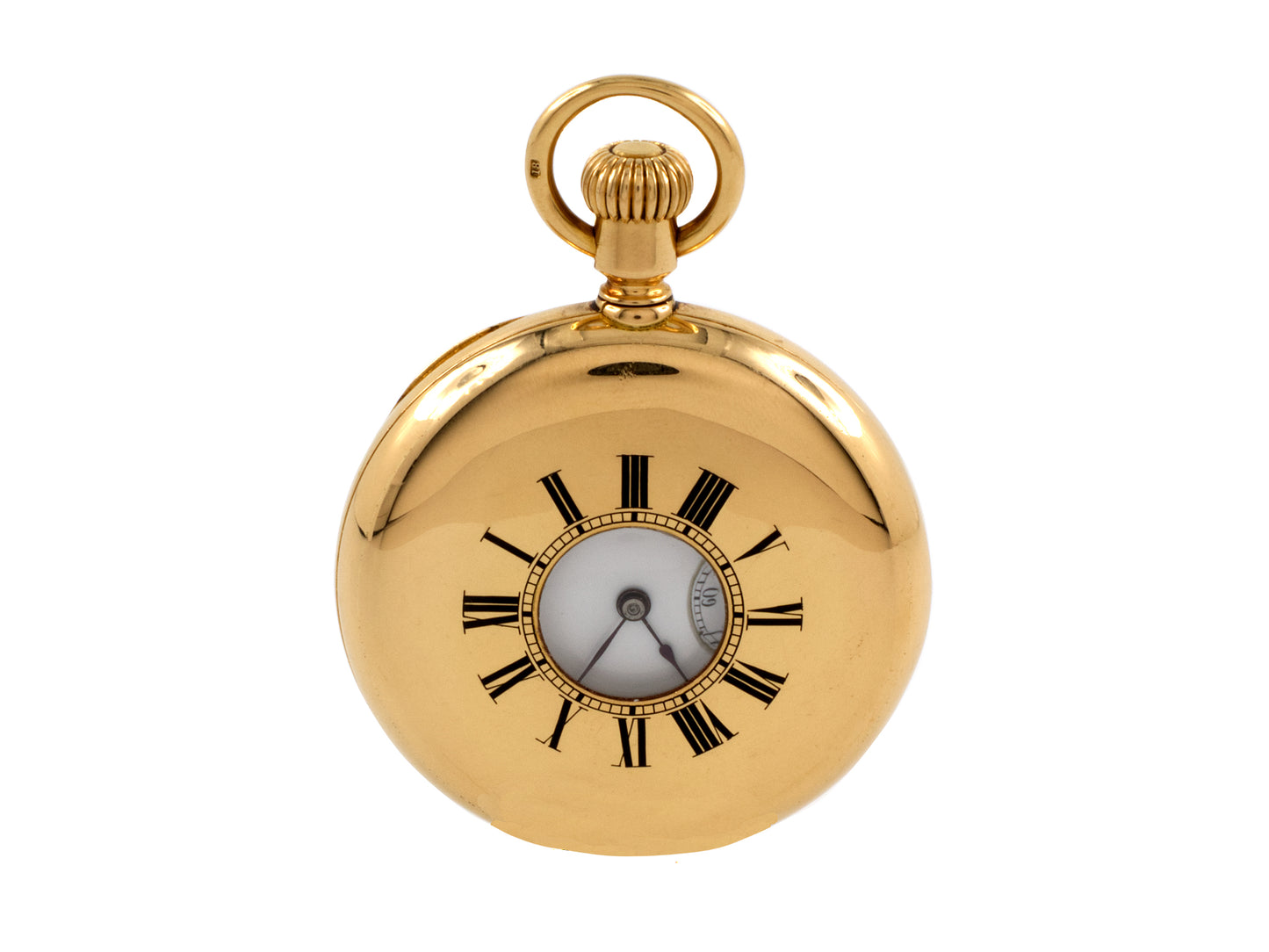 61174 - Circa 1873 Patek Philippe Gold Enamel Pocket Watch