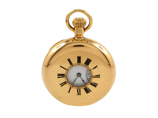 61174 - Circa 1873 Patek Philippe Gold Enamel Pocket Watch