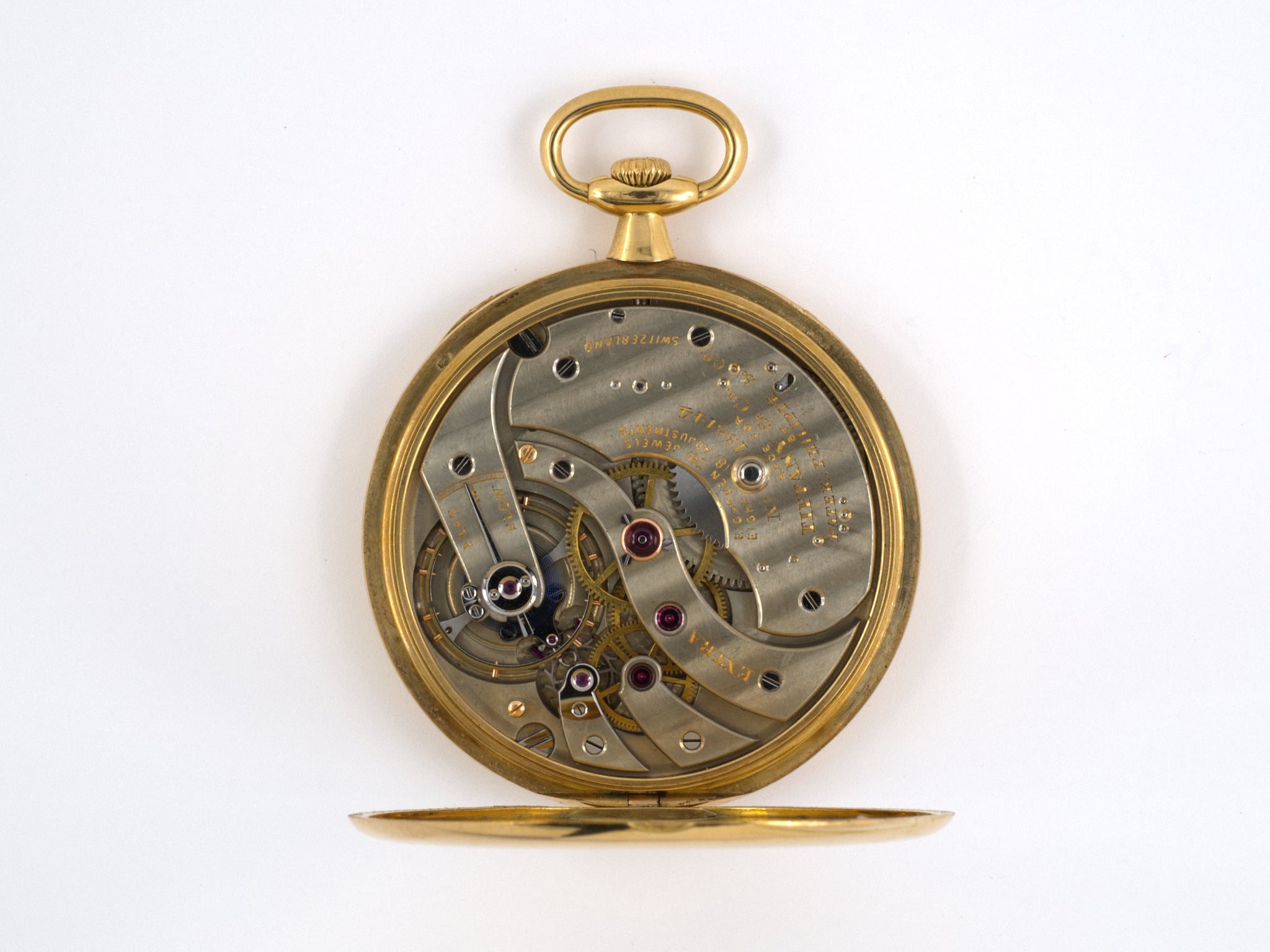 Tiffany gold pocket watch sale