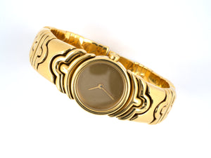 61227 - Bulgari Parenthesis Gold Bangle Bracelet Watch